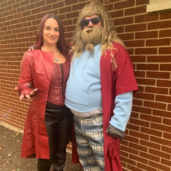 Fat Thor Pijamas De Thor The Avengers Fat Thor Red Coat Set